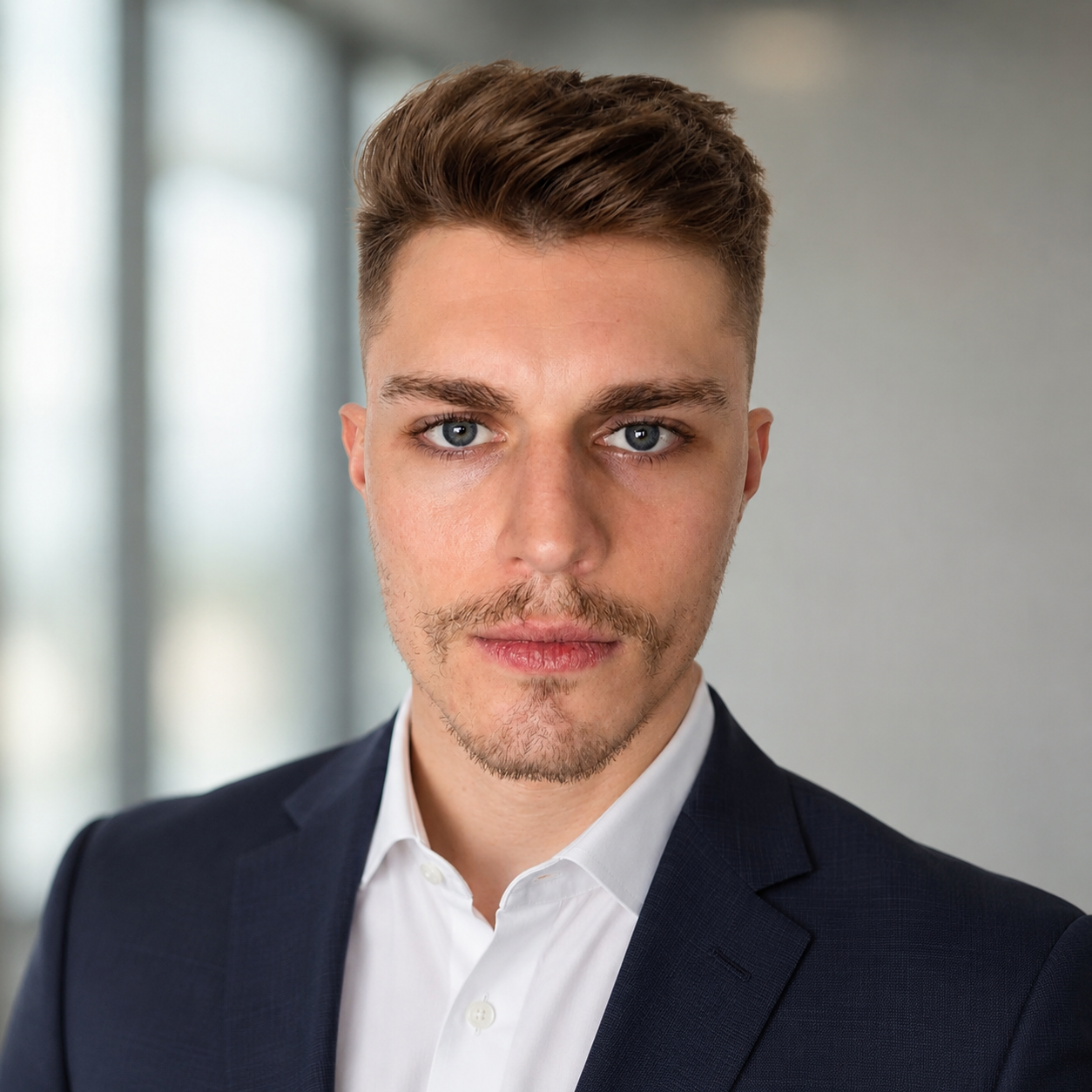 Portrait of Gabriel Scheid Reuter, founder of Legex Vision
